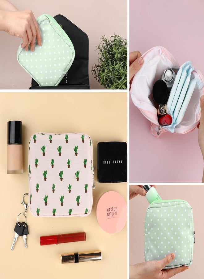 Jeffdad حقيبة تخزين فوط صحية من جيفداد، 3 قطع، حقائب فوط صحية قابلة لإعادة الاستخدام، حقائب فوط صحية نسائية، حقائب منتجات نسائية، حقيبة أدوات الدورة الشهرية (النوع الثاني) - Image 4